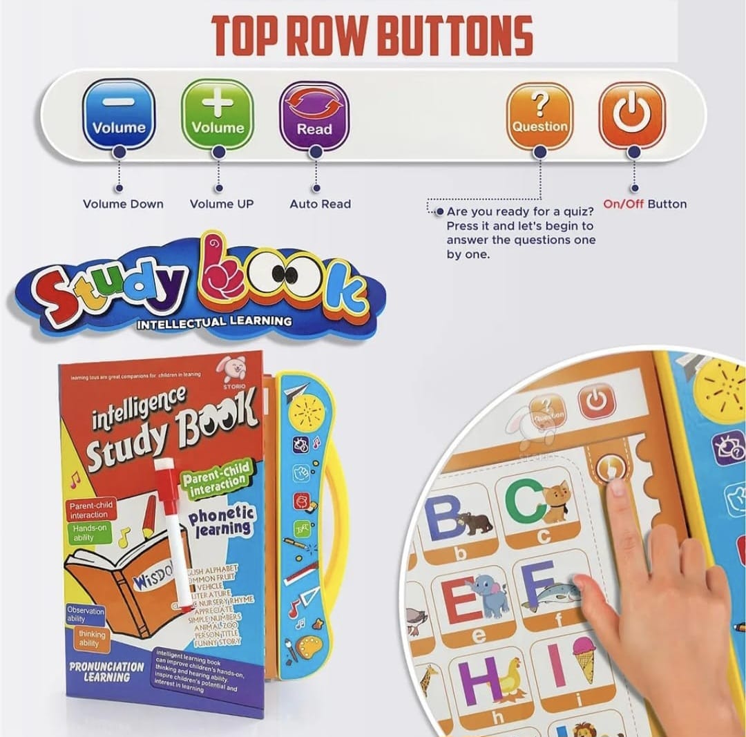 🎧 Smart Phonetic Learning E-Book for Kids – Interactive Sound, Music & Early Education