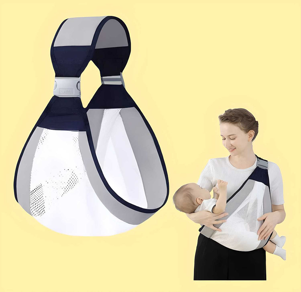 👶 Adjustable Baby Carrier for Newborns to Toddlers – 3D Mesh, Breathable & Comfortable Sling for Travel & Daily Use
