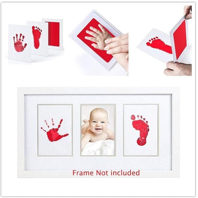 👶 Inkless Baby Hand & Footprint Kit – Safe, Mess-Free Keepsake for Newborns & Parents