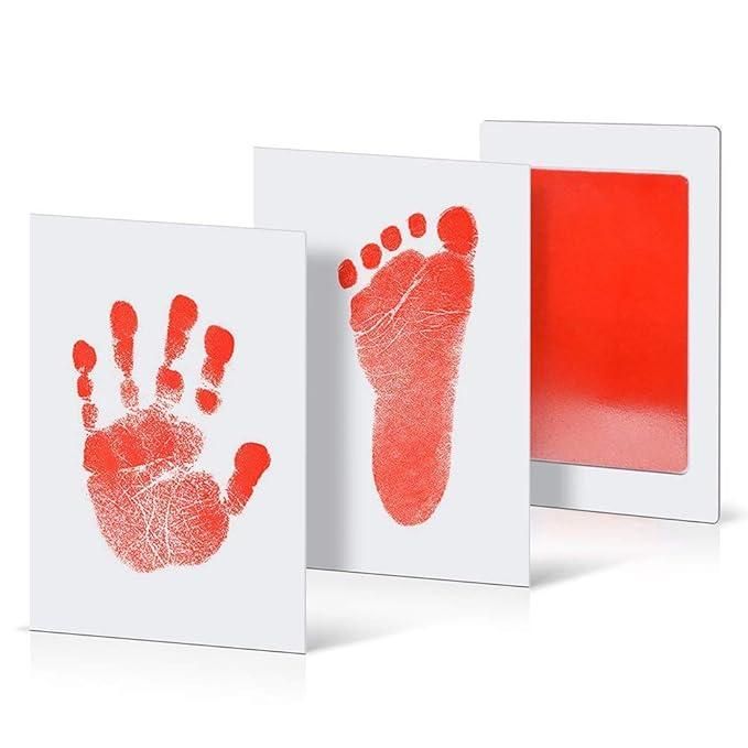 👶 Inkless Baby Hand & Footprint Kit – Safe, Mess-Free Keepsake for Newborns & Parents