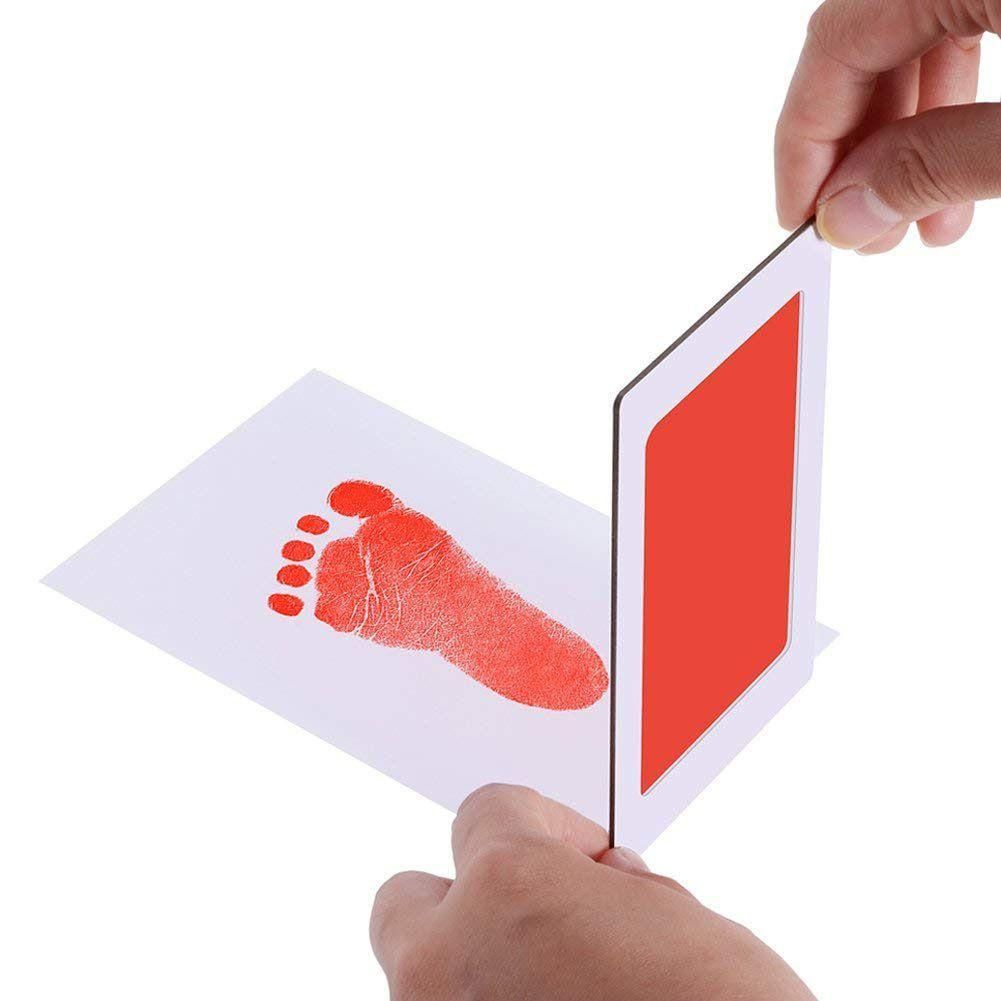 👶 Inkless Baby Hand & Footprint Kit – Safe, Mess-Free Keepsake for Newborns & Parents