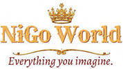 Logo of Nigo World with a crown on a white background